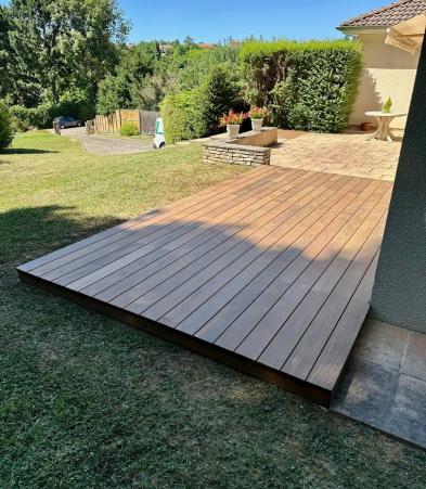 Création d'une terrasse en Ipé